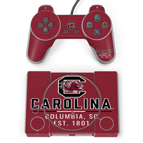 University of South Carolina Columbia SC, EST. 1801 PlayStation Classic Bundle Skin